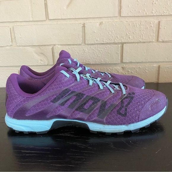 Inov8 Womens Shoes F-lite 195 Roclite Purple Running Cross Trainers Fitness 10.5 - Picture 1 of 6